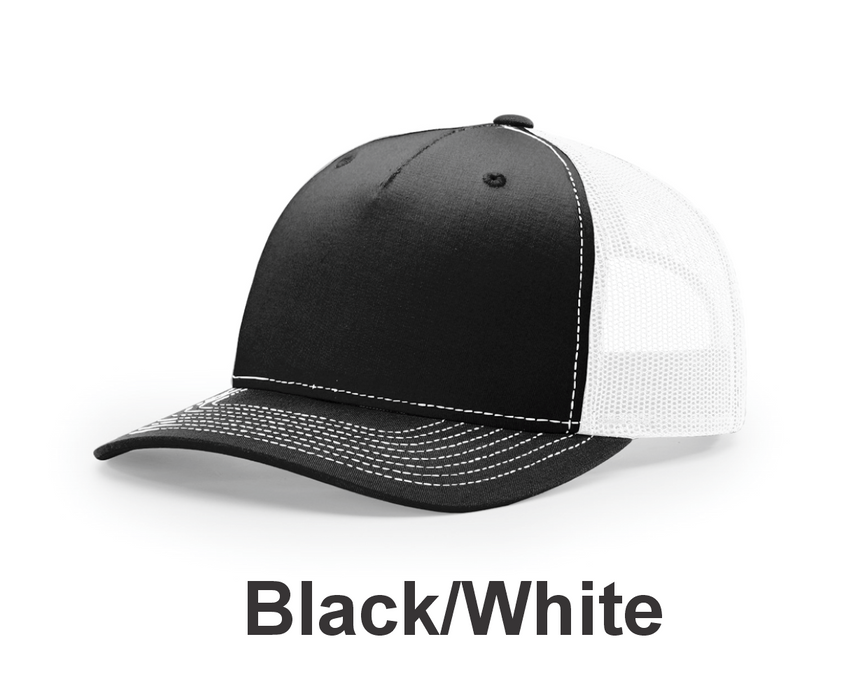 Richardson Five-Panel Trucker Hat - w/ No Printing (112FP) - 18 Colors Available
