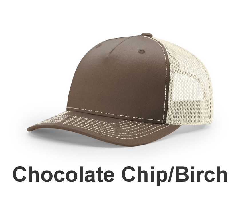 Richardson Five-Panel Trucker Hat - w/ No Printing (112FP) - 18 Colors Available