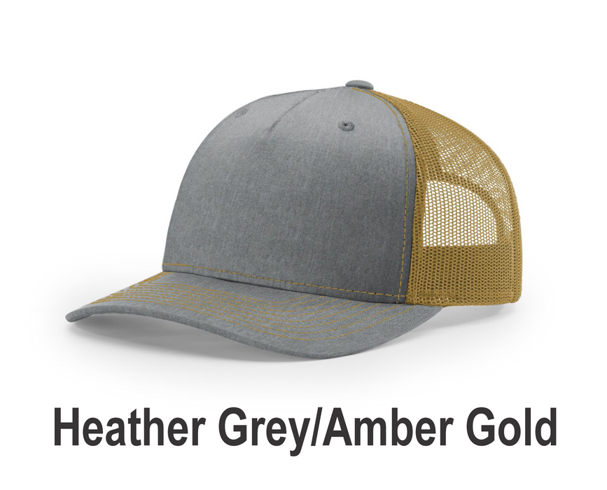 Richardson Five-Panel Trucker Hat - w/ No Printing (112FP) - 18 Colors Available