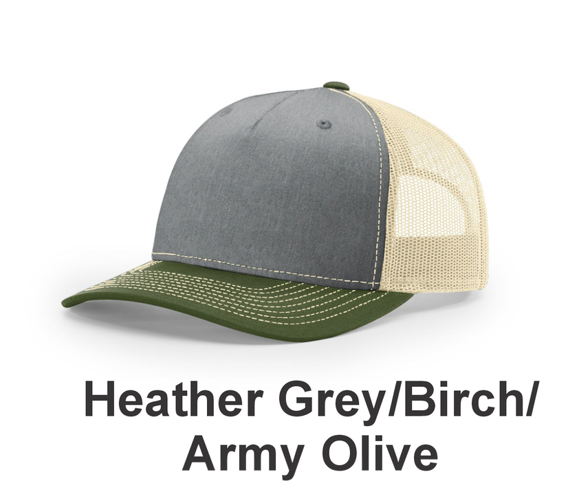 Richardson Five-Panel Trucker Hat - w/ No Printing (112FP) - 18 Colors Available