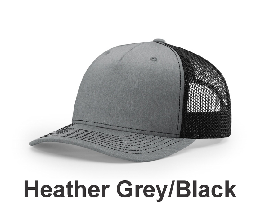 Richardson Five-Panel Trucker Hat - w/ No Printing (112FP) - 18 Colors Available