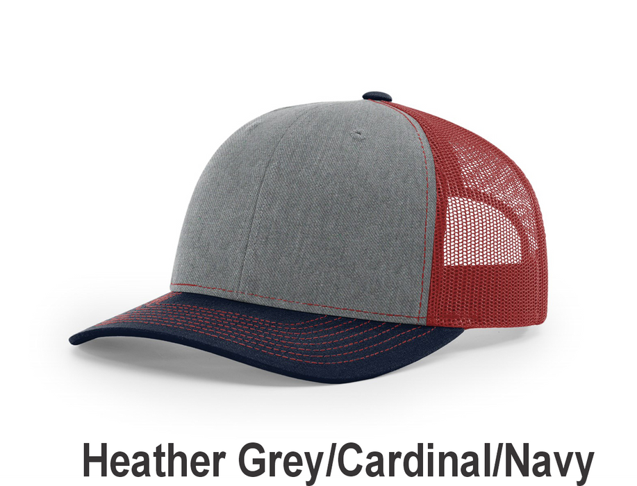 Richardson Trucker Cap - w/ Embroidery (112) -112 Colors Available