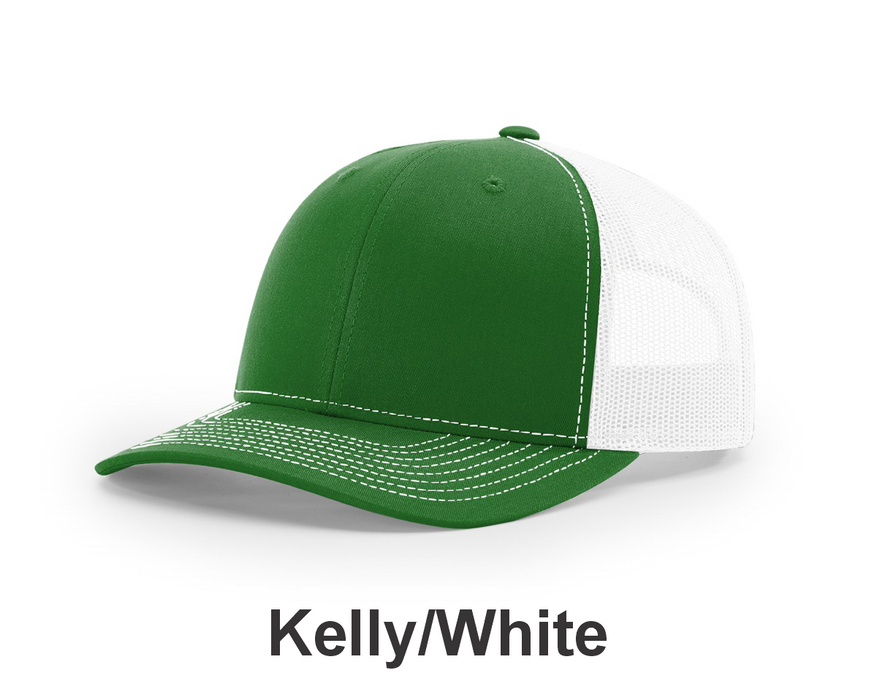Richardson Trucker Cap - w/ Embroidery (112) -112 Colors Available