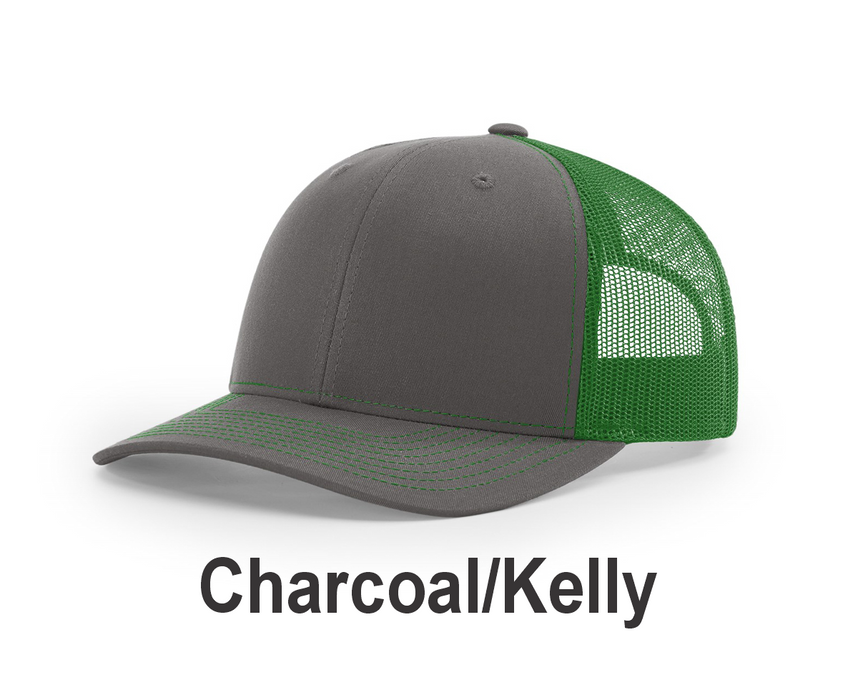 Richardson Trucker Cap - w/ Embroidery (112) -112 Colors Available