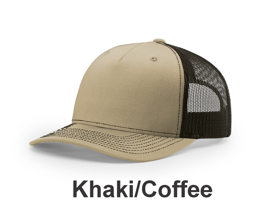 Richardson Five-Panel Trucker Hat - w/ No Printing (112FP) - 18 Colors Available