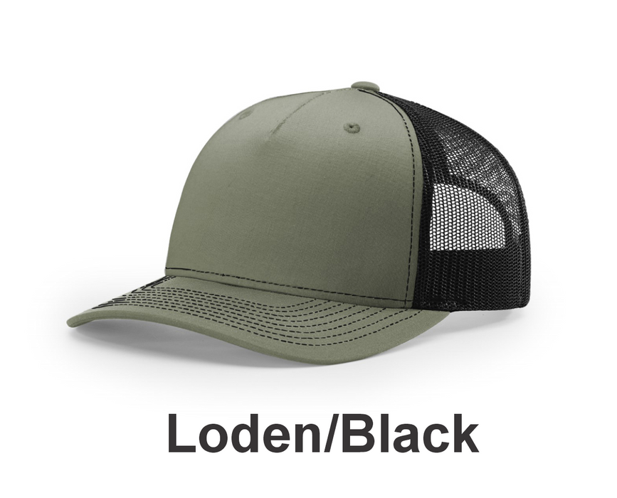 Richardson Five-Panel Trucker Hat - w/ No Printing (112FP) - 18 Colors Available