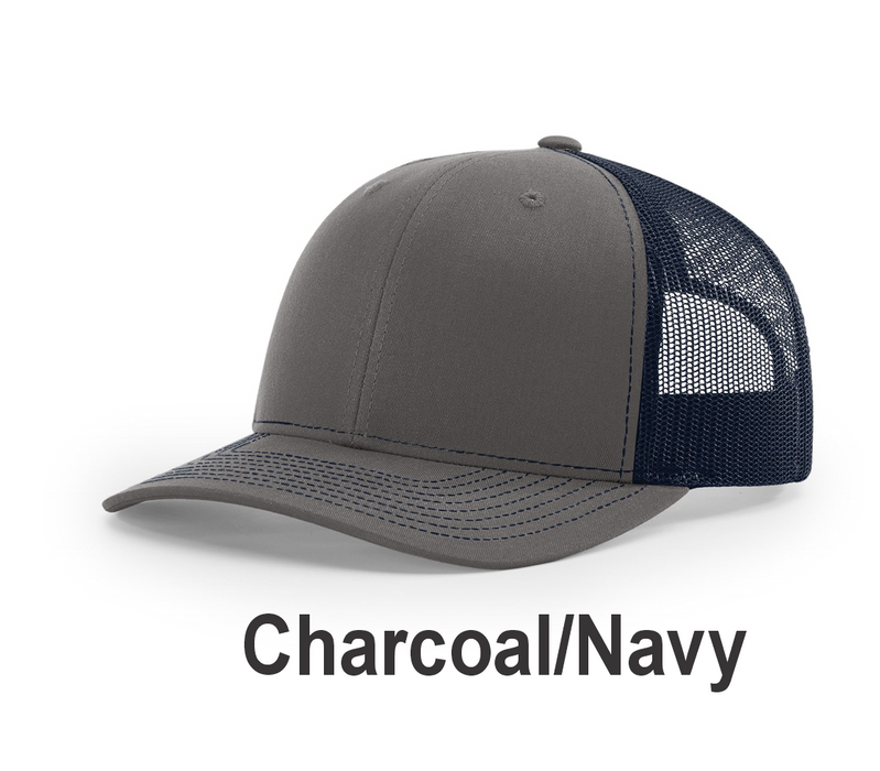 Richardson Trucker Cap - w/ Embroidery (112) -112 Colors Available