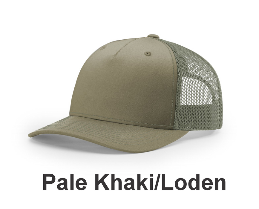 Richardson Five-Panel Trucker Hat - w/ No Printing (112FP) - 18 Colors Available