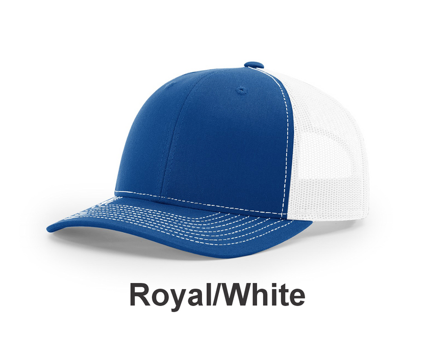 Richardson Trucker Cap - w/ Embroidery (112) -112 Colors Available