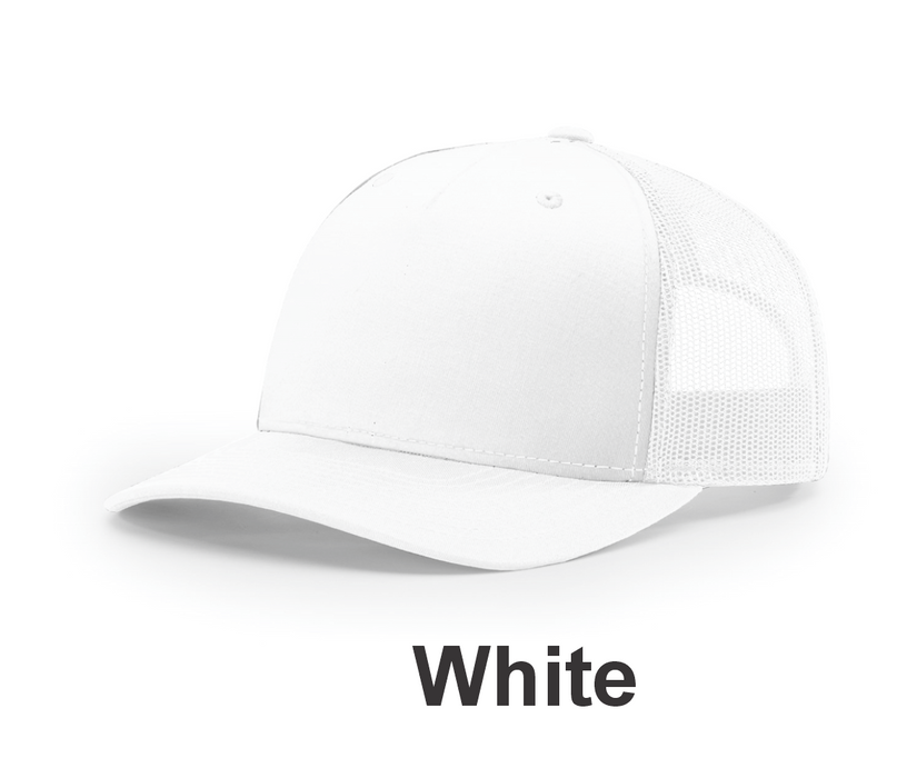 Richardson Five-Panel Trucker Hat - w/ No Printing (112FP) - 18 Colors Available