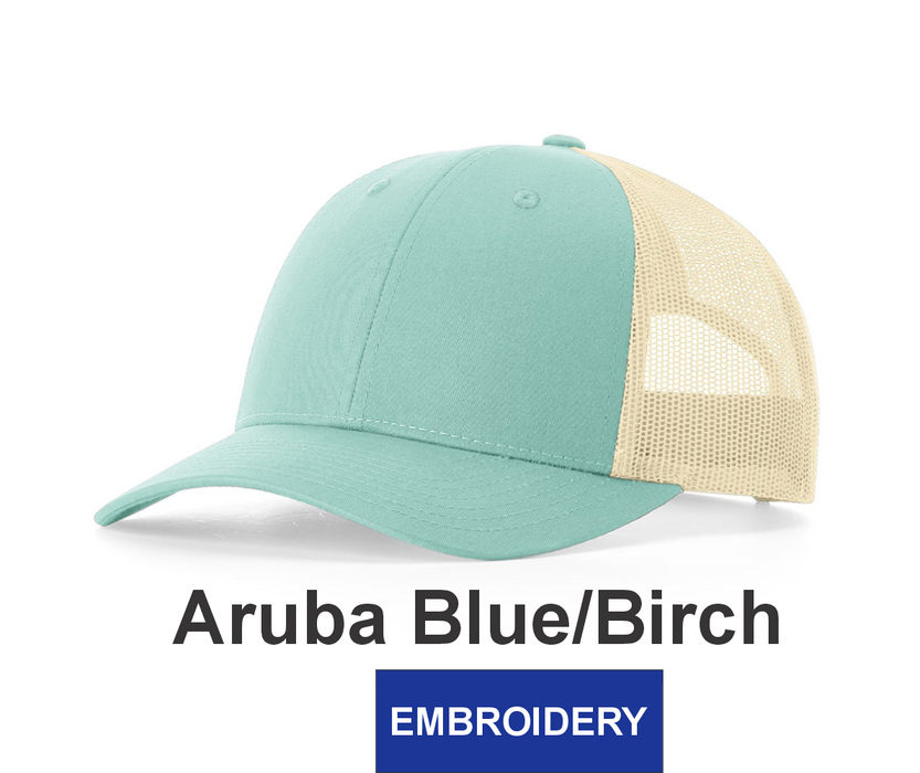 Richardson Low Pro Trucker-w/ Embroidery(115) -36 Colors Available