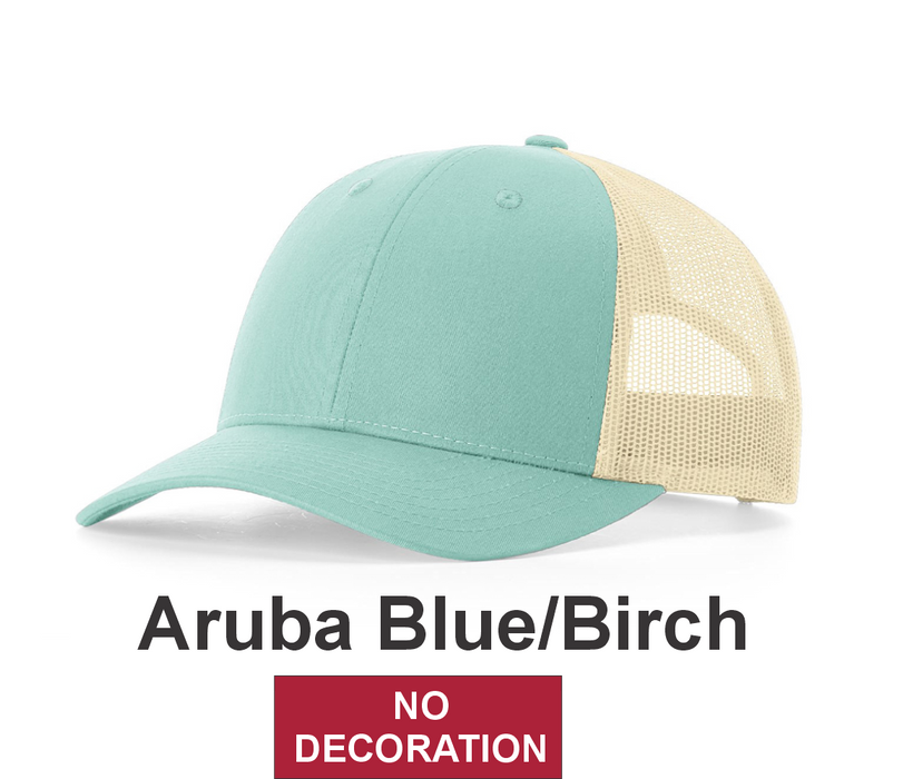 Richardson Low Pro Trucker Hat-w/ No Print (115) - 36 Colors Available
