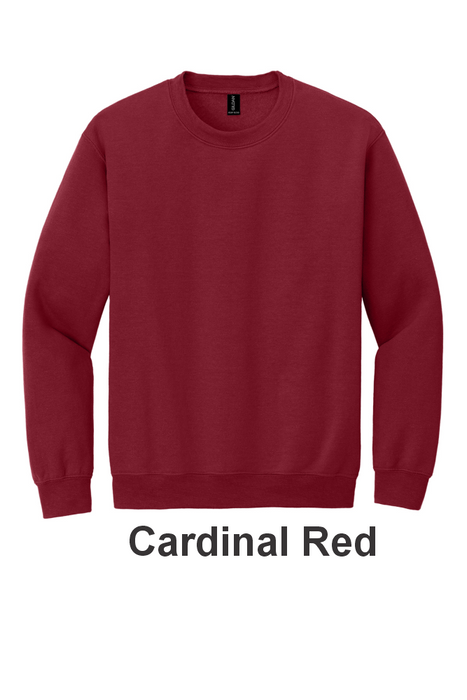 Gildan® Heavy Blend™ Crewneck Sweatshirt- w/ 2 Location (18000) - 41 Colors Available