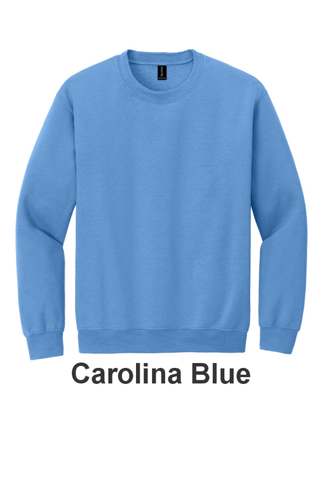 Gildan® Heavy Blend™ Crewneck Sweatshirt- w/ 2 Location (18000) - 41 Colors Available