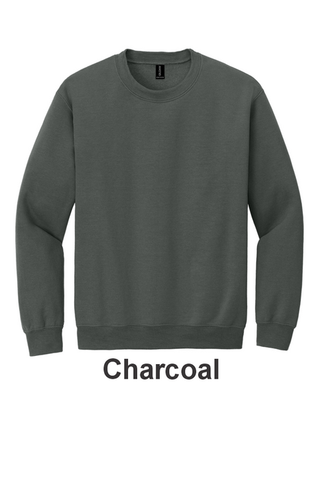 Gildan® Heavy Blend™ Crewneck Sweatshirt- w/ 2 Location (18000) - 41 Colors Available
