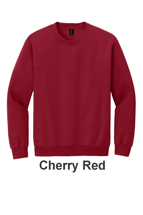 Gildan® Heavy Blend™ Crewneck Sweatshirt- w/ 2 Location (18000) - 41 Colors Available