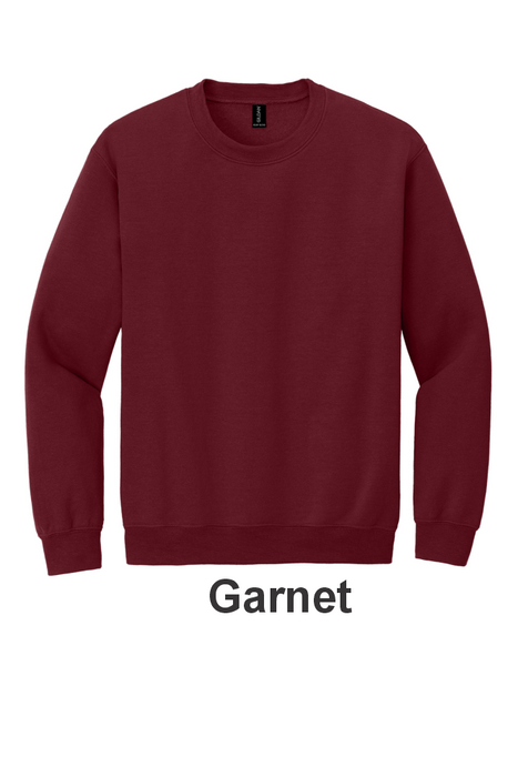 Gildan® Heavy Blend™ Crewneck Sweatshirt- w/ 2 Location (18000) - 41 Colors Available