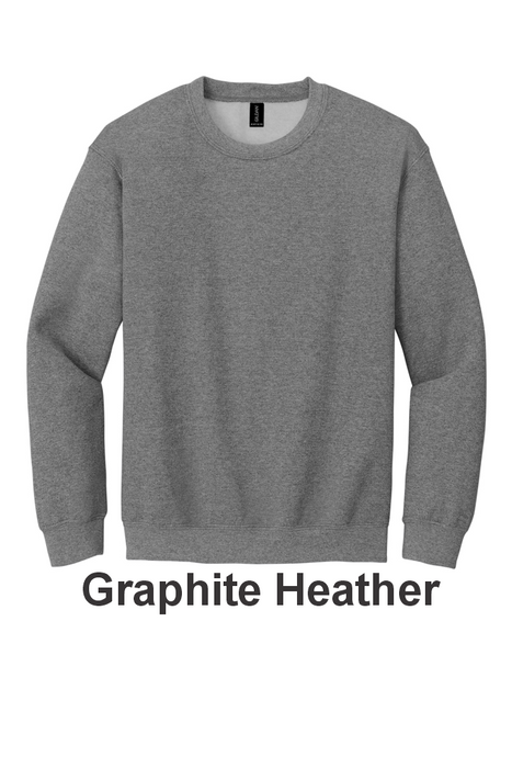 Gildan® Heavy Blend™ Crewneck Sweatshirt- w/ 2 Location (18000) - 41 Colors Available