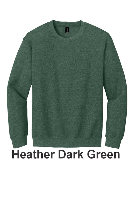 Gildan® Heavy Blend™ Crewneck Sweatshirt- w/ 2 Location (18000) - 41 Colors Available