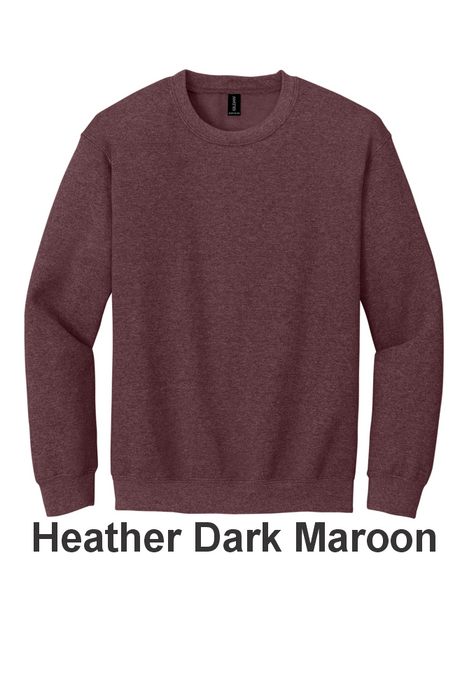 Gildan® Heavy Blend™ Crewneck Sweatshirt- w/ 2 Location (18000) - 41 Colors Available