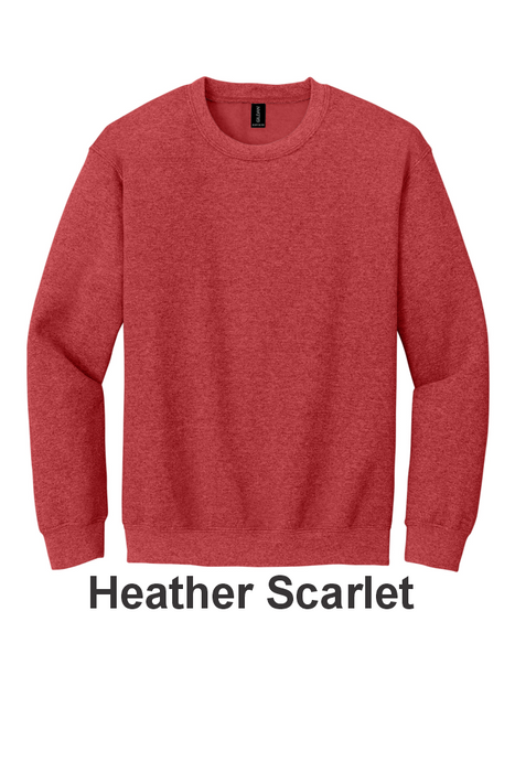 Gildan® Heavy Blend™ Crewneck Sweatshirt- w/ 2 Location (18000) - 41 Colors Available
