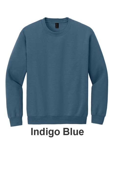 Gildan® Heavy Blend™ Crewneck Sweatshirt- w/ 2 Location (18000) - 41 Colors Available