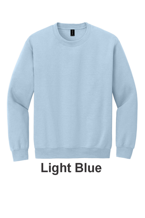Gildan® Heavy Blend™ Crewneck Sweatshirt- w/ 2 Location (18000) - 41 Colors Available