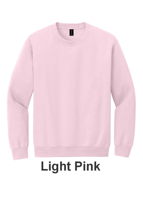 Gildan® Heavy Blend™ Crewneck Sweatshirt- w/ 2 Location (18000) - 41 Colors Available