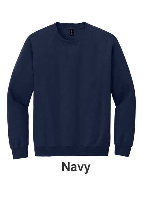 Gildan® Heavy Blend™ Crewneck Sweatshirt- w/ 2 Location (18000) - 41 Colors Available