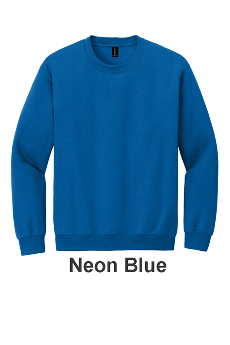 Gildan® Heavy Blend™ Crewneck Sweatshirt- w/ 2 Location (18000) - 41 Colors Available