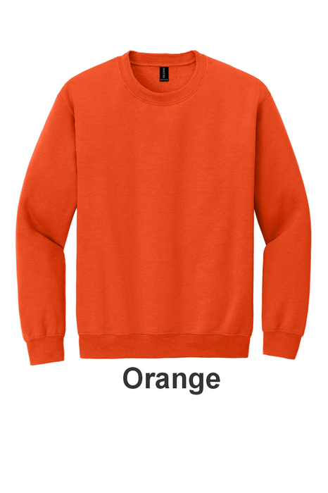 Gildan® Heavy Blend™ Crewneck Sweatshirt- w/ 2 Location (18000) - 41 Colors Available