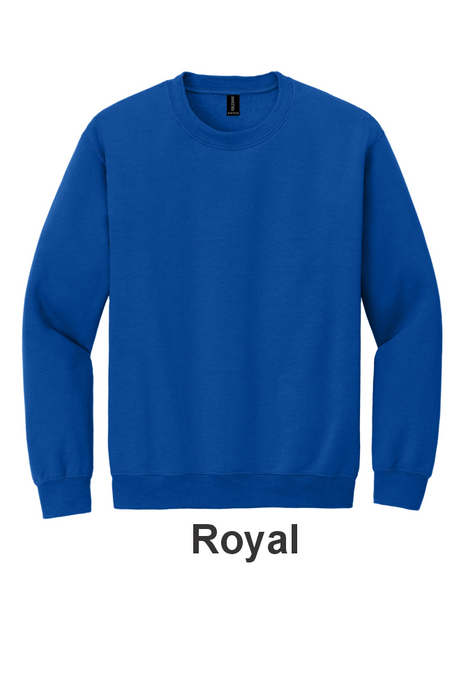 Gildan® Heavy Blend™ Crewneck Sweatshirt- w/ 2 Location (18000) - 41 Colors Available