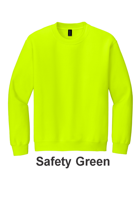 Gildan® Heavy Blend™ Crewneck Sweatshirt- w/ 2 Location (18000) - 41 Colors Available