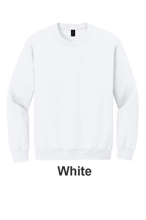 Gildan® Heavy Blend™ Crewneck Sweatshirt- w/ 2 Location (18000) - 41 Colors Available