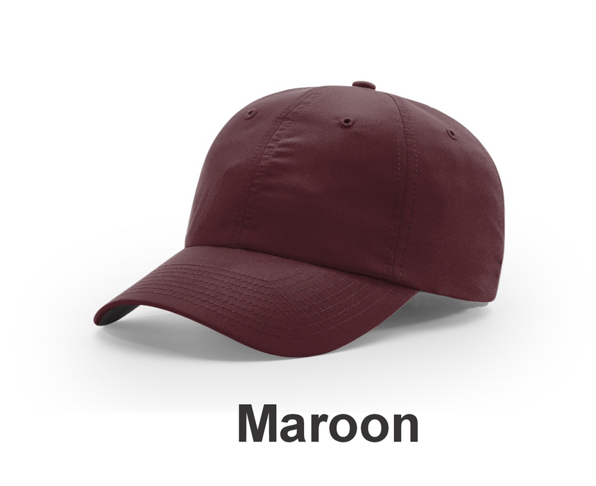 Richardson Relaxed Performance Lite Hat - w/ Embroidery (220) - 15 Colors Available