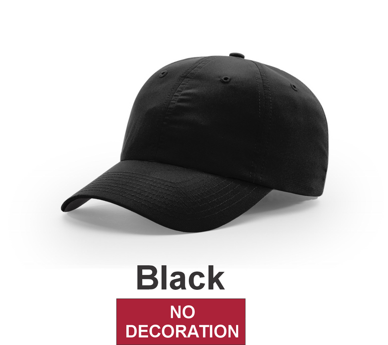 Richardson Relaxed Performance Lite Hat - w/ No Print (220) - 15 Colors Available
