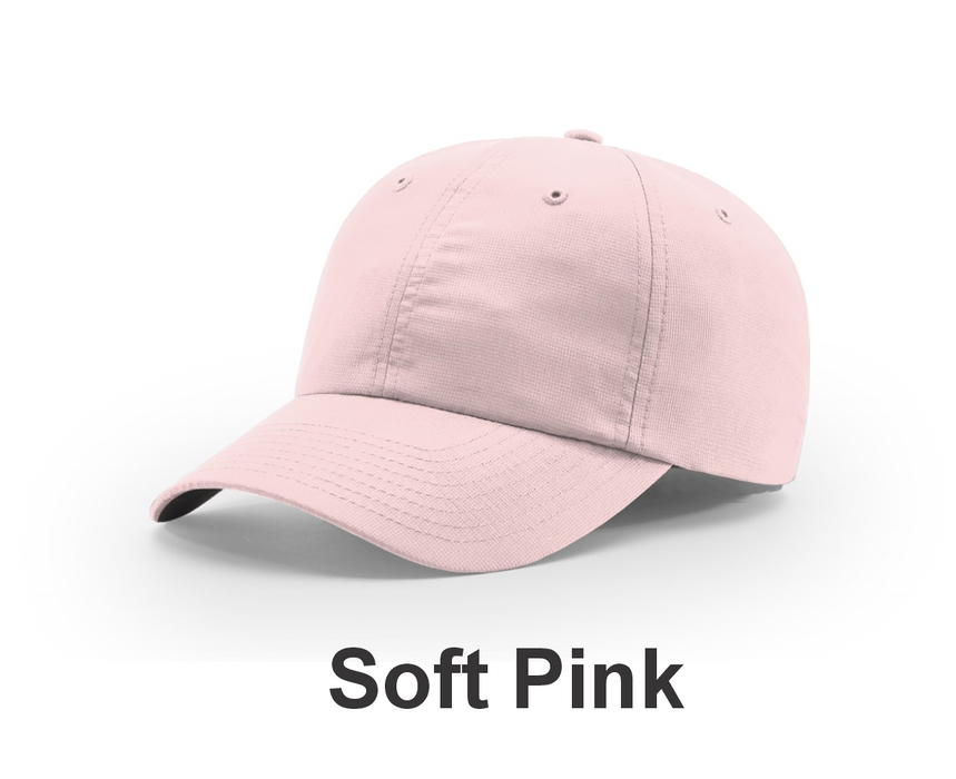 Richardson Relaxed Performance Lite Hat - w/ Embroidery (220) - 15 Colors Available