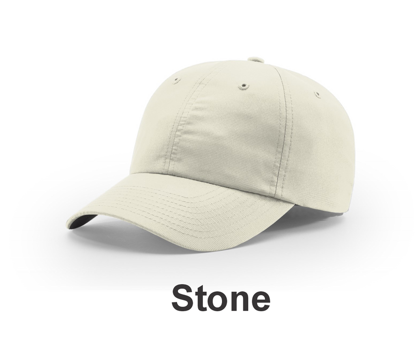 Richardson Relaxed Performance Lite Hat - w/ Embroidery (220) - 15 Colors Available