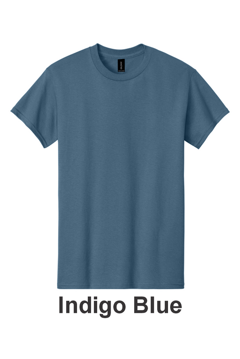 Gildan® Heavy Cotton™ 100% Cotton T-Shirt - w/ No Print (5000) - 35 Colors Available