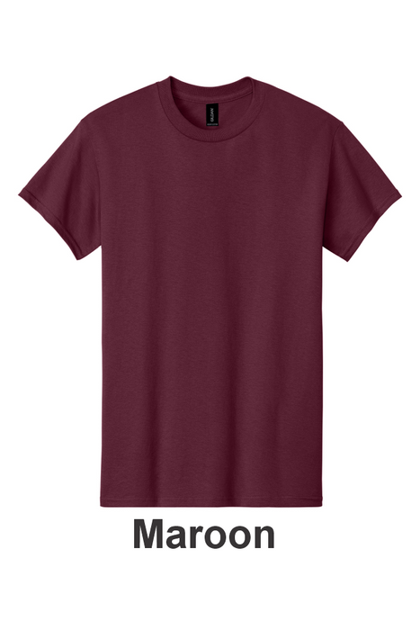Gildan® Heavy Cotton™ 100% Cotton T-Shirt - w/ No Print (5000) - 35 Colors Available