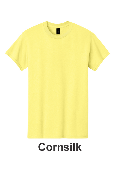 SPECIAL COLORS - Gildan® Heavy Cotton™ 100% Cotton T-Shirt - w/ 1 Location Print (5000) - 13 Colors Available