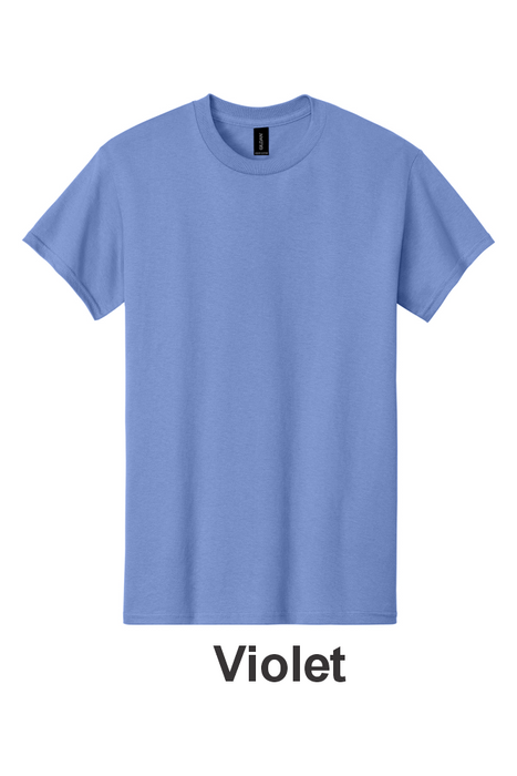 SPECIAL COLORS - Gildan® Heavy Cotton™ 100% Cotton T-Shirt - w/ 1 Location Print (5000) - 13 Colors Available