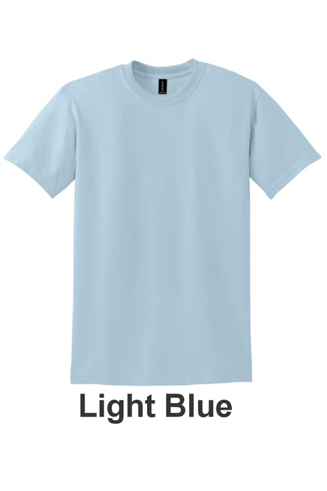 Gildan DryBlend 50/50 Short Sleeve Tee - w/ No Print (8000) - 27 Colors Available