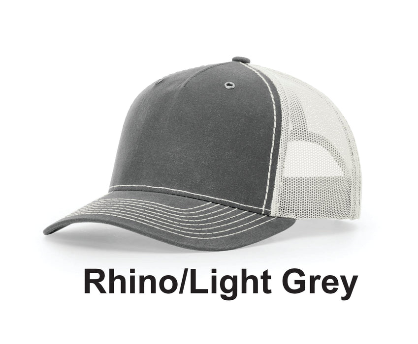 Richardson Hawthorne 5-Panel Water Repellent Snapback Hat - w/ No Print (112WH) - 6 Colors Available