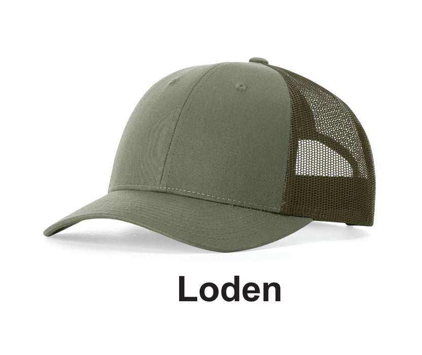 Richardson Low Pro Trucker-w/ Embroidery(115) -36 Colors Available