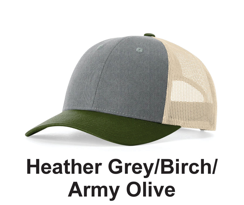 Richardson Low Pro Trucker-w/ Embroidery(115) -36 Colors Available