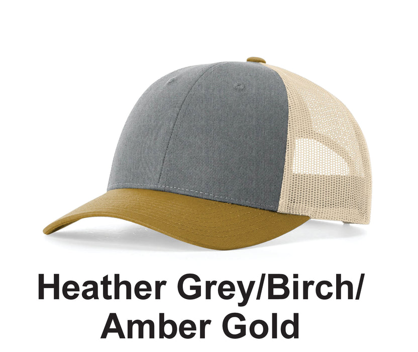 Richardson Low Pro Trucker-w/ Embroidery(115) -36 Colors Available