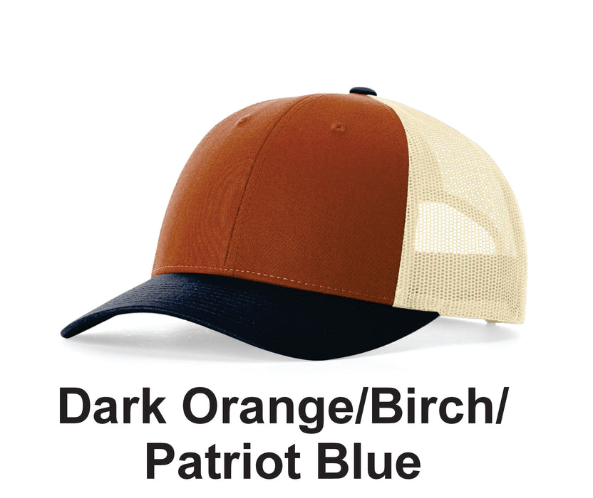 Richardson Low Pro Trucker-w/ Embroidery(115) -36 Colors Available