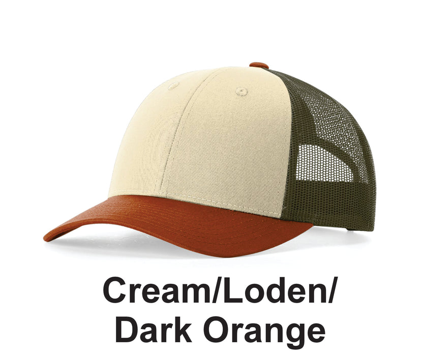 Richardson Low Pro Trucker-w/ Embroidery(115) -36 Colors Available