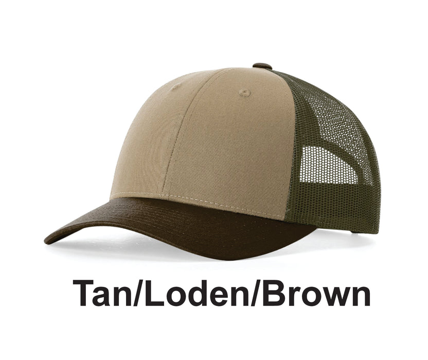 Richardson Low Pro Trucker-w/ Embroidery(115) -36 Colors Available